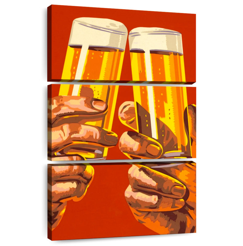 Bière, H 23 po x l 14 po