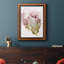 Floraison rose I, toile encadrée de qualité supérieure - prête à être accrochée-1971712731
