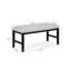 Banc de salle à manger rembourré de style contemporain 1pc