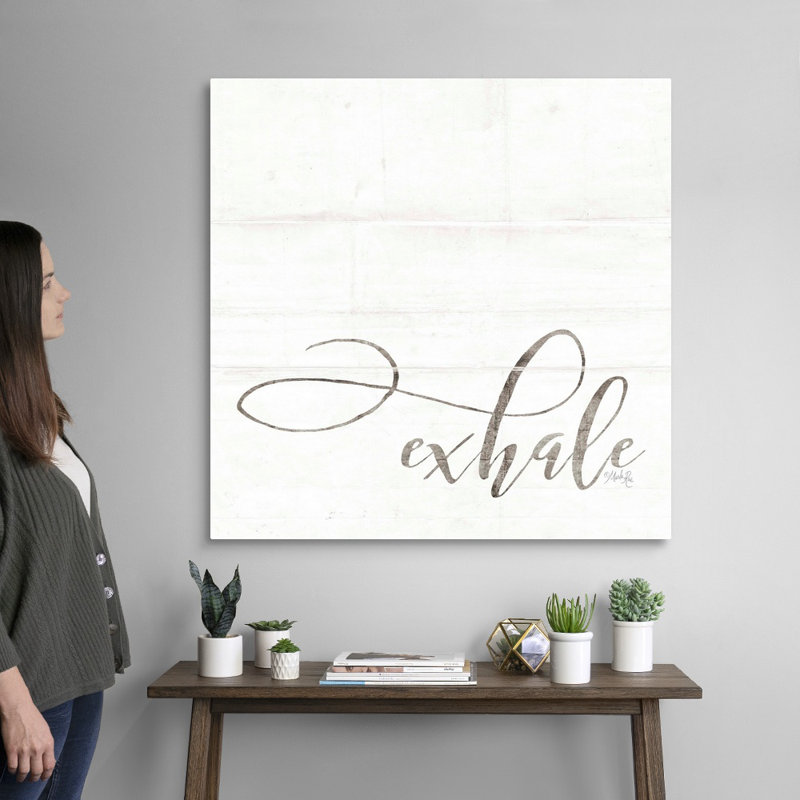 " Exhale " by Marla Rae, Wrapped Canvas, 36" H x 36" W x 1.25" D