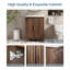 Armoire de lavabo en noyer sans lavabo
