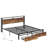 Bed Frame With Storage Headboard, Charcoal-462998337-462998367