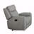 Contour Arms Manual With Recliner Function Transitional Style Light Gray Finish High Density Foam Wide Seat Primary Living Room-1900352528