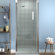 34-35.5 in.W x 72 in.H Pivot Frameless Glass Shower Door