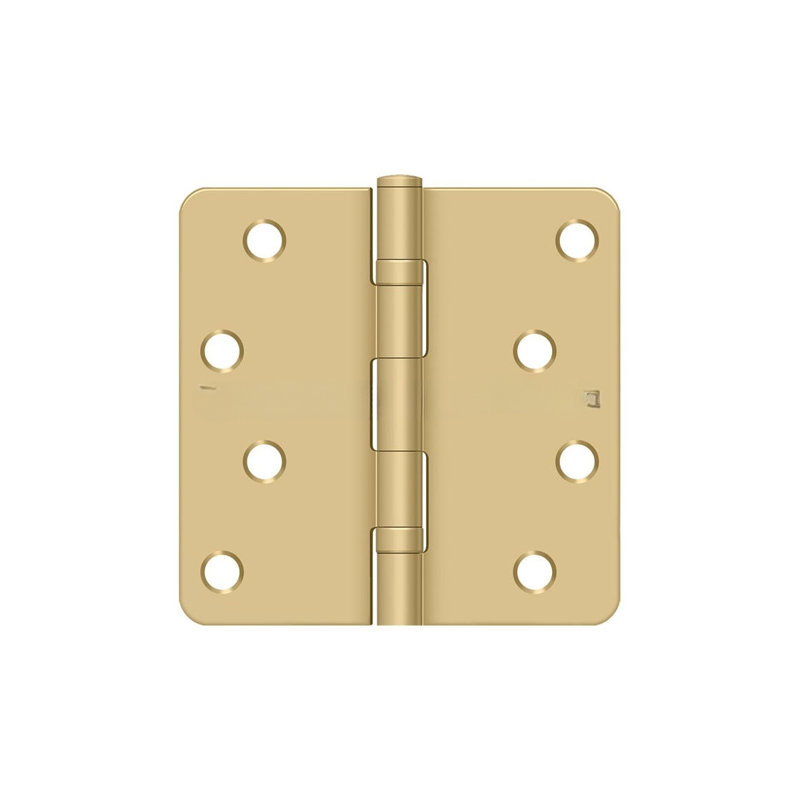 Steel Hinge, Brushed Brass