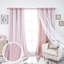 Pearl Beaded Tulle Overlay Room Darkening Grommet Curtains (Set Of 2)-1503200227-1503200224
