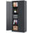 Heavy-Duty Metal Storage Cabinet with Locking System, Adjustable Shelves, Anti-Tipping Design, Ideal for Multiple Spaces