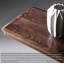 Console Art Deco en noyer noir avec base géométrique en acier inoxydable-1477161096