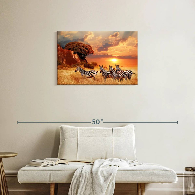 Zèbres Brampt Savanna, H 20 po x l 30 po