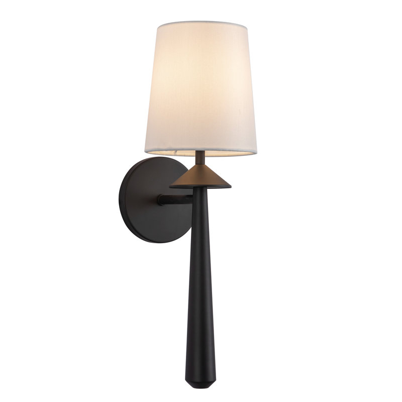 Luminaire mural / pour meuble-lavabo Bridgette, Noir