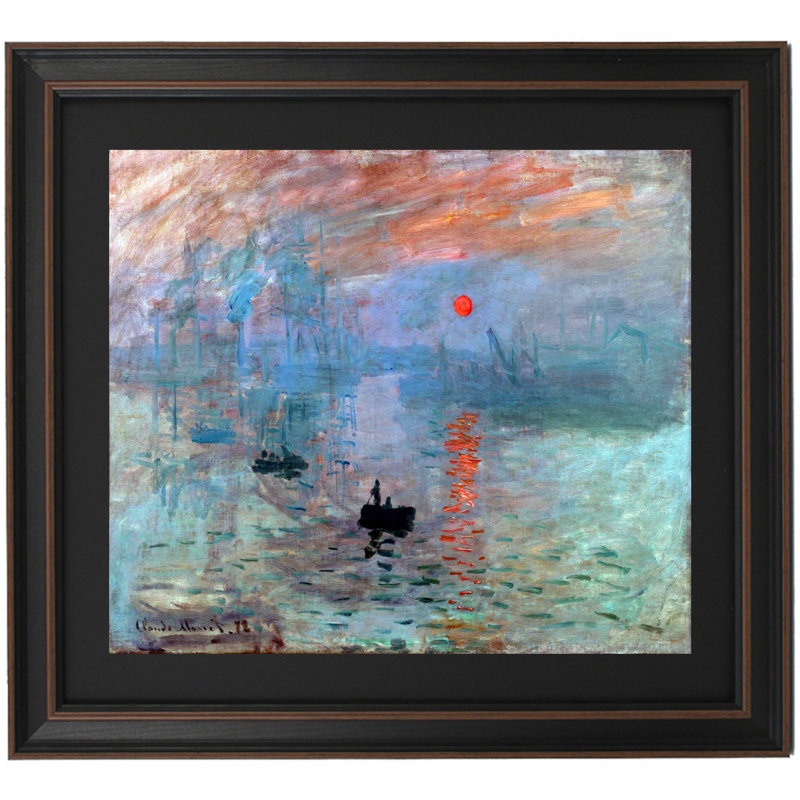 Impression Sunrise by Claude Monet | Framed Print, 36" H x 28" W