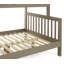 Lit superposé standard en bois massif avec 3 tiroirs Haussman-2132536598