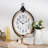Oversized Old Town Round Frame With Top Loop Wall Clock