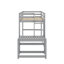 Lit mezzanine simple avec plateforme à échelle-68555736
