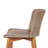 Lymington Outdoor Bar Stool, Teak Finished Wood With Light Brown Wicker, Set Of 2-1887924393