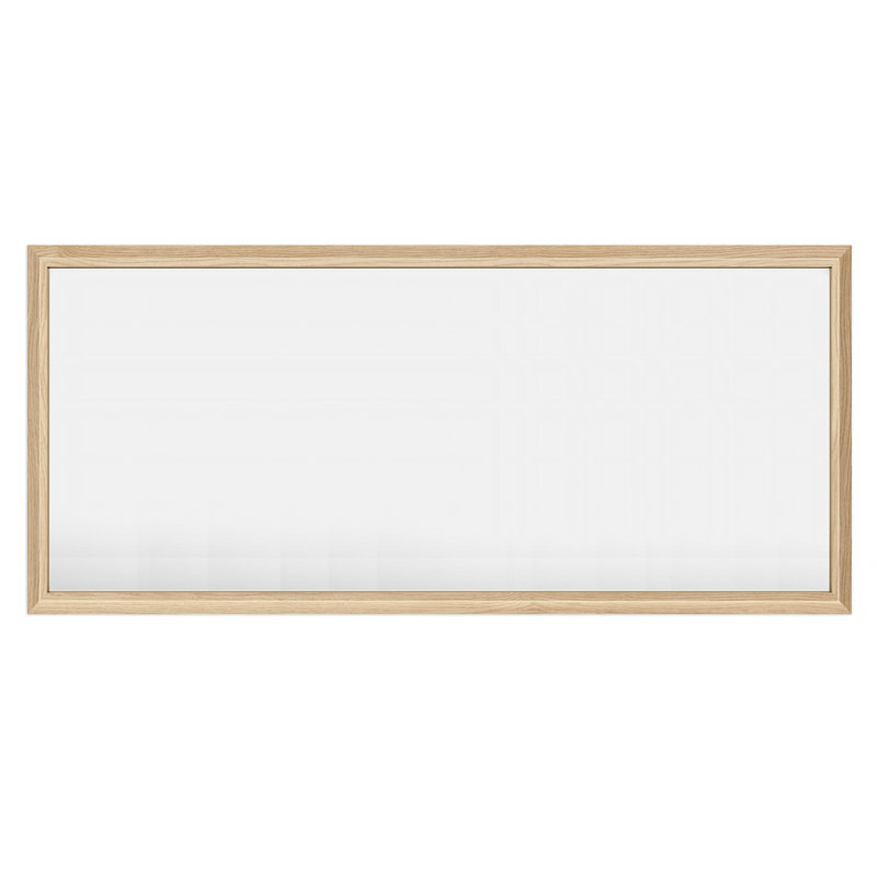Miroir mural Amara, 72 po x 32 po, Bois jaune clair