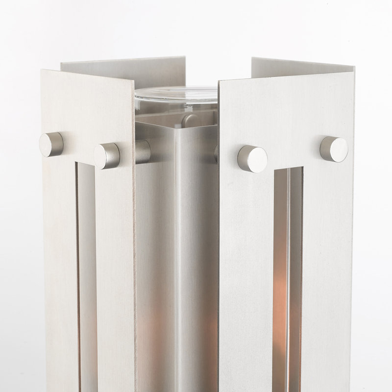 Tête de lanterne câblée à 1 lumière H 16 po Jaxsun, Laiton satiné