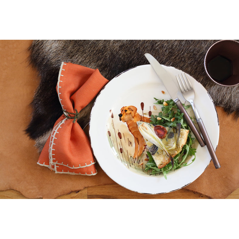 Wildlife Hunting Dog Dinner Plate