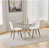 2 Argyle Grid White Velvet Chairs is out of stock
