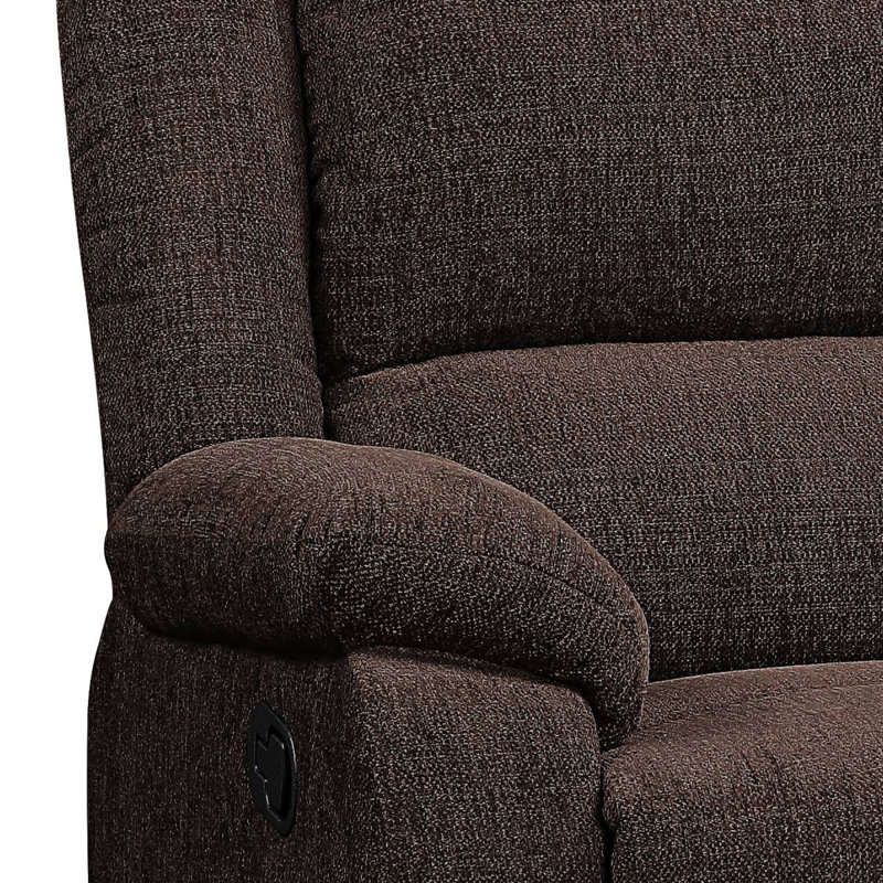 Fauteuil inclinable et oscillant avec accoudoirs coussinés