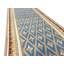 Hand-Knotted High-Quality Blue and Ivory Runner