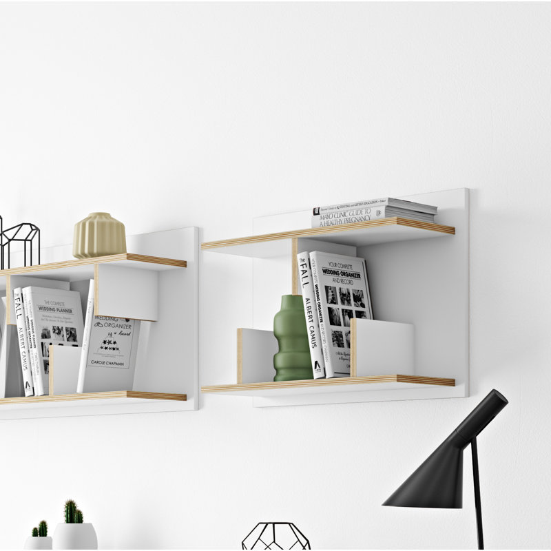Makee 2 Piece Wood, White