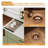 33"L x 21"W Rose Gold Undermount Farmhouse Kitchen Sink Deep Single Bowl Stainless Steel Sink with  Dish Drying Rack-125397388