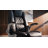 High Back Executive Office Chair with Adjustable Lumbar Support, Flip-Up Padded Arms, Thick Spring Cushion, Faux Leather Swivel Desk Chair with Wheels, 350 lbs Capacity-250757228