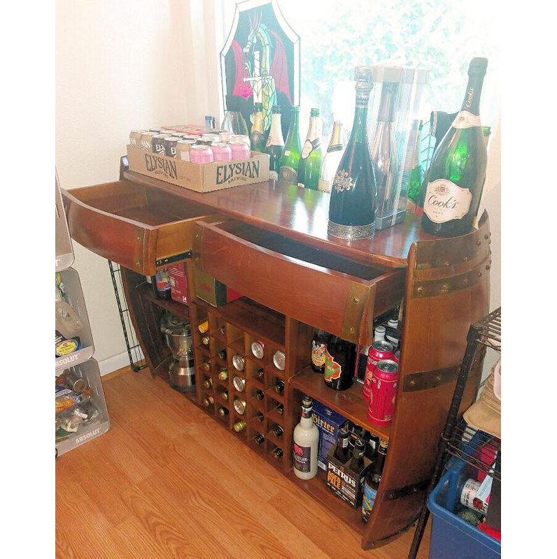 49'' Solid Wood Wine Bar