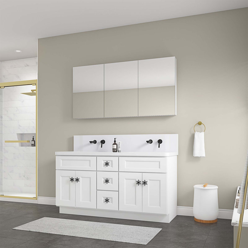Armoire de rangement murale pour salle de bain, armoire à pharmacie, armoire de salle de bain moderne avec miroir