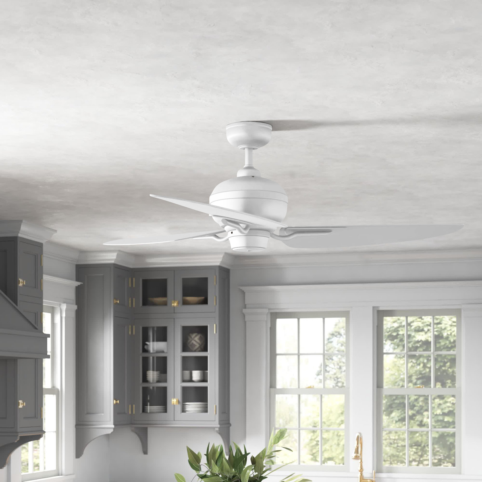 60'' 3 Blade Ceiling Fan, Appliance White