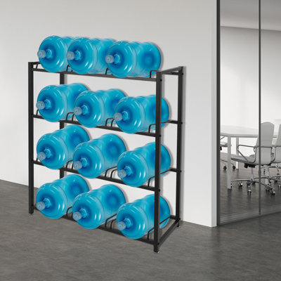 36.2" Water Bucket Holder 4-Tier Water Bcket Rack Free-Standing