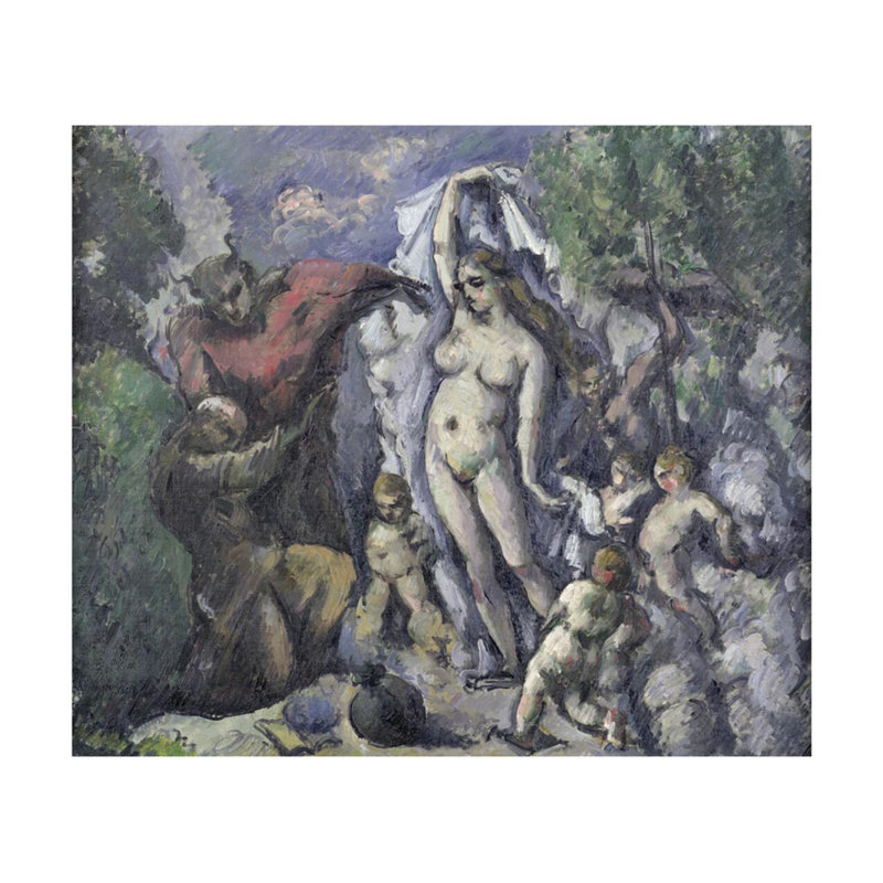«The Temptation of St. Anthony» par Paul Cézanne, impression giclée, H 22 po x l 28 po
