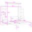Lit escamotable 4 tiroirs avec tablettes et éclairage DEL, conception pliable peu encombrante-114011586-113947821