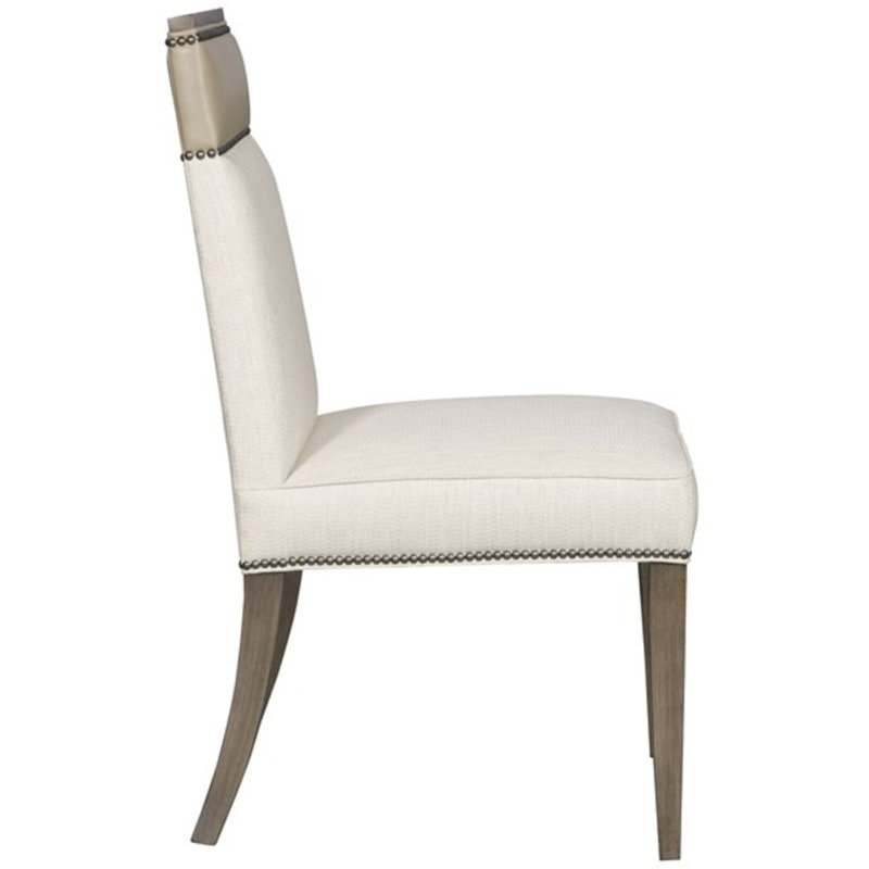 Phelps By Michael Weiss Upholstered Dining Chair, Kidders Porcelain/Remmy Beige, Graythorne, Yes