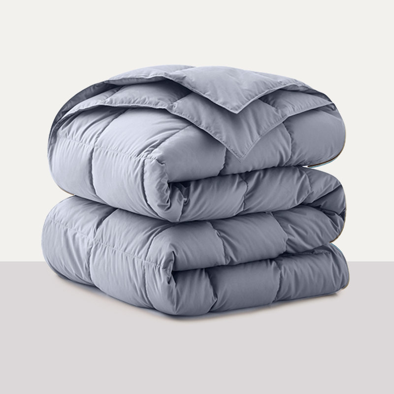 30% Duck Down Comforter, King, Gray
