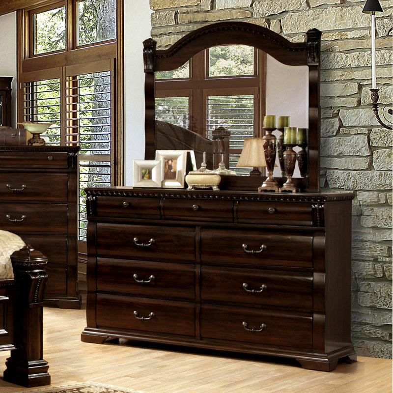 Ensemble commode et miroir 2 pièces Aamina