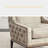 High elastic sponge filled flannelette recliner
