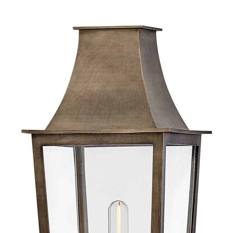 Hinkley Georgetown Post Lantern, Burnished Bronze