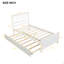 Lit plateforme simple avec lit gigogne-124917952