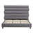 Luxury 60-Inch Asymmetrical High-Back Linen Upholstered Platform Bed - Memory Foam Compatible, No Box Spring Needed | Elevate Your Bedroom with Contemporary Style & Restful Comfort-94914999-94914997