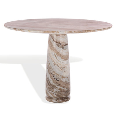 Alysson 42" Round Marble Dining Table