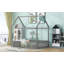Lit double en bois avec clôture et porte-2062650531-2062650534