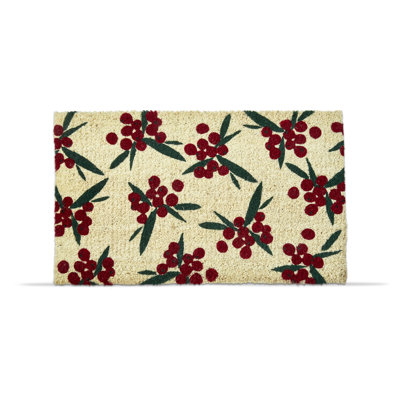 Tapis en fibre de coco Winter Berries