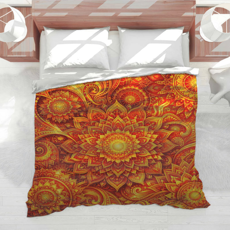 Intricate Mandala Art Comforter, Twin