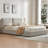 Upholstered Platform Bed with Two Removable Cushioned Headboards-1941696259-1941696258
