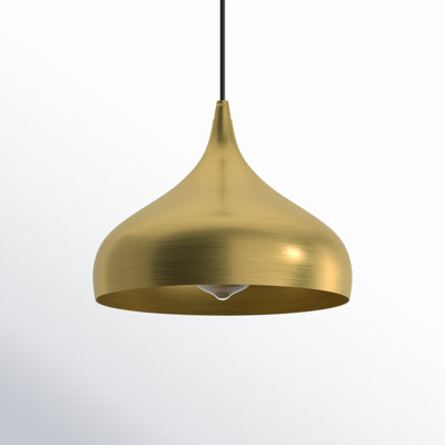 Marselia Single Light Metal Dimmable Plug-in Pendant