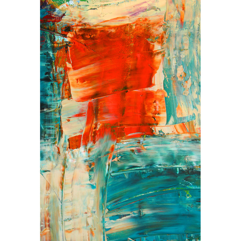 Abstract Painting - Wrapped Canvas Print, 30cm H x 20cm W x 3.8cm D