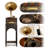 Black Free Form Solid + Manufactured Wood+Copper Media Players-121283279