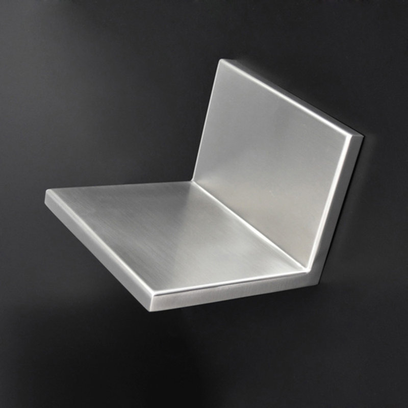 Waterblade Metal Floating Shelf, 5.13" H x 6.88" W x 6.25" D, Brushed Stainless Steel